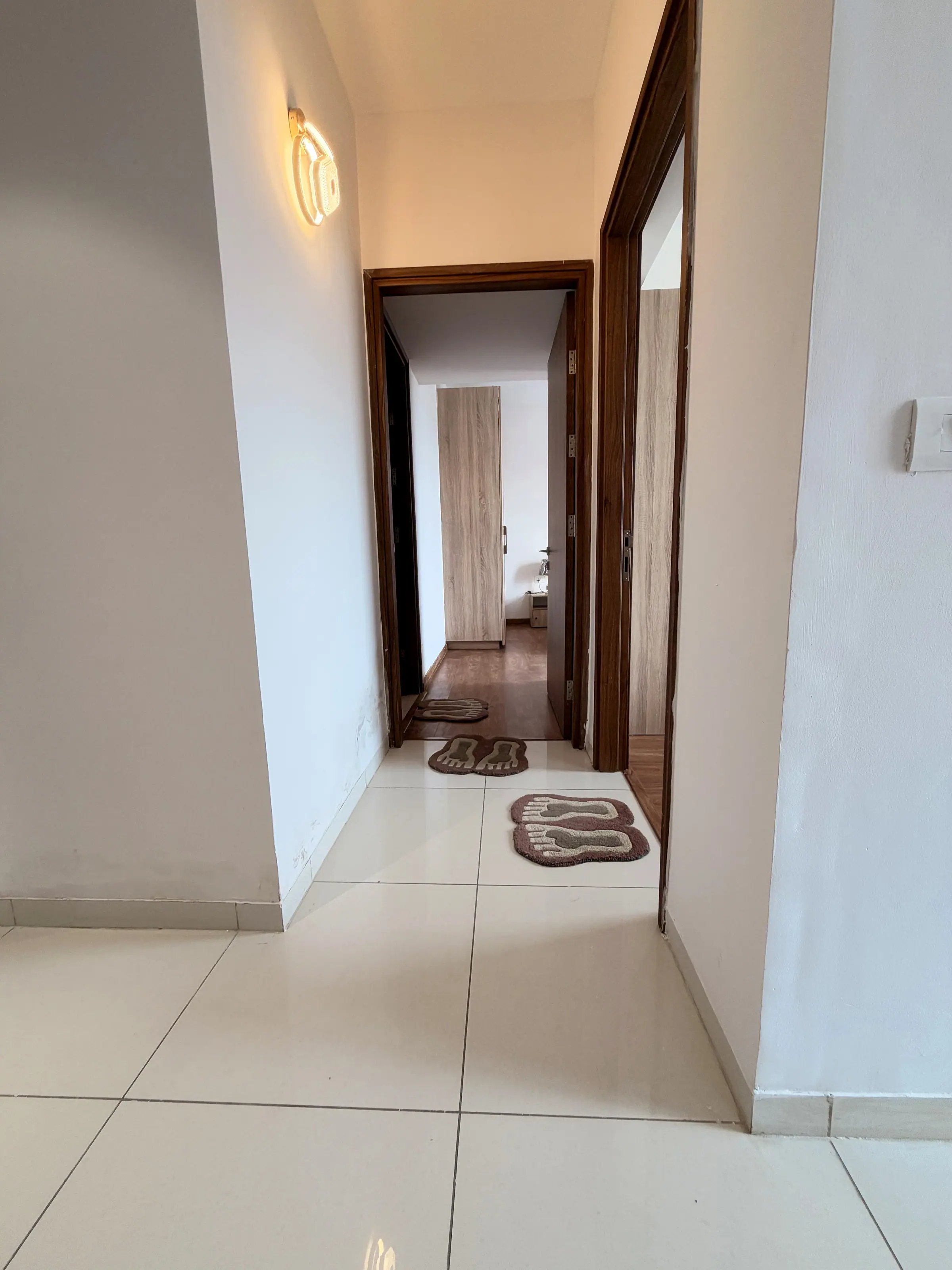 Hallway leading to the bedrooms